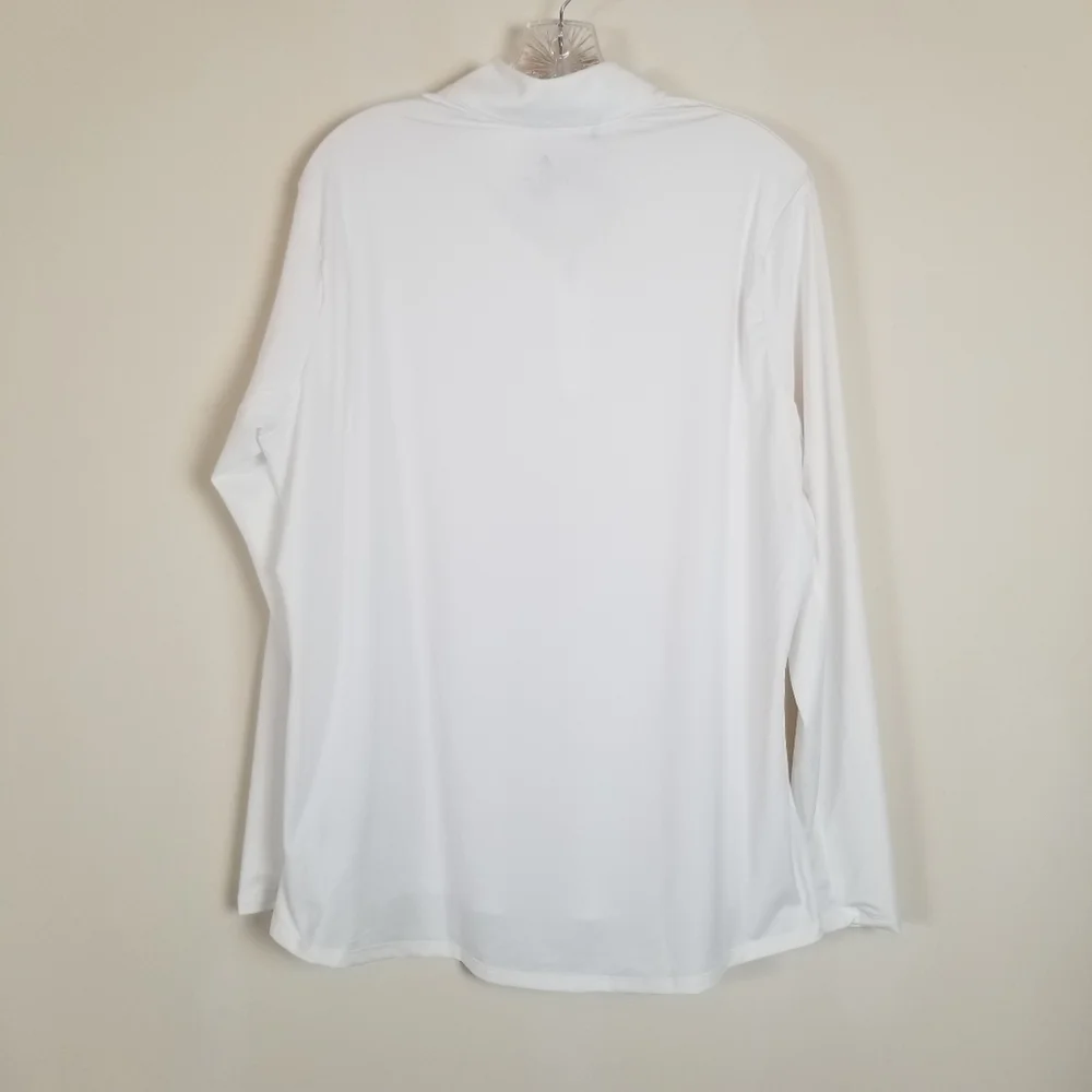 Adidas Long Sleeve Golf Polo Shirt Top UPF 50 Size 2XL NWT - Picture 2 of 6